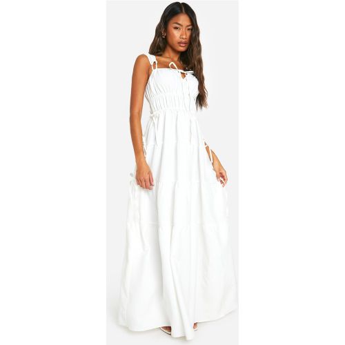 Robe Longue Froncée - 42 - boohoo - Modalova