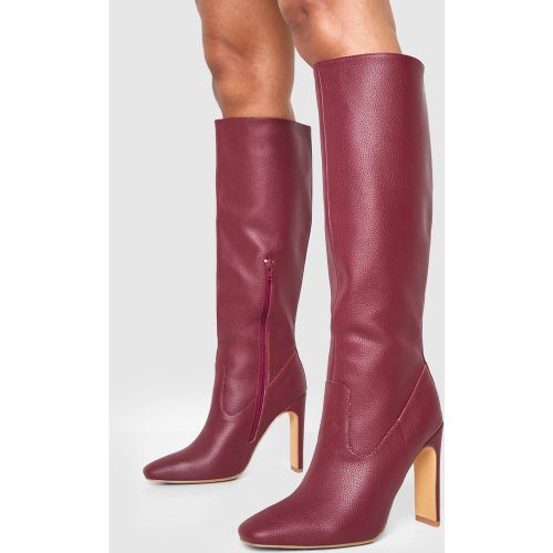 Bottes Hautes Pointues À Petit Talon - 36 - boohoo - Modalova