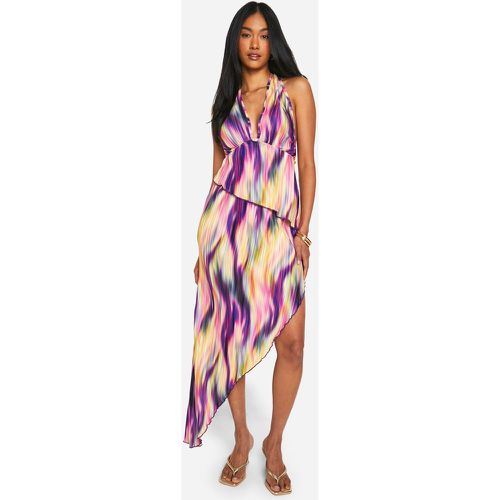 Jupe Longue Asymétrique Tie Dye - 42 - boohoo - Modalova