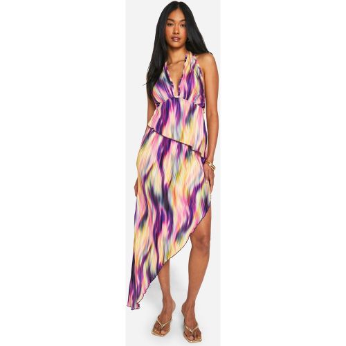 Jupe Longue Asymétrique Tie Dye - 34 - boohoo - Modalova