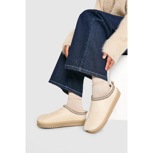 Mules À Broderies - 38 - boohoo - Modalova