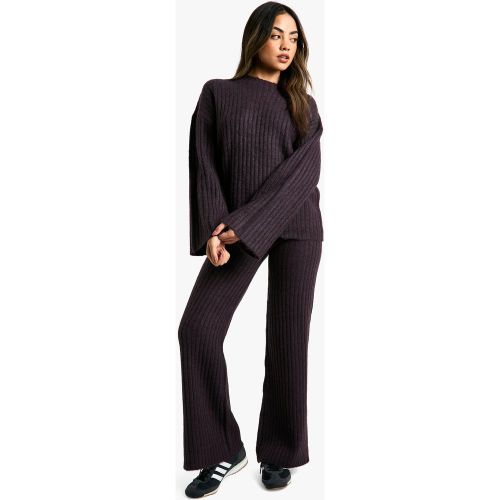 Ensemble Oversize À Col Ras-Du-Cou En Maille Douce - S - boohoo - Modalova