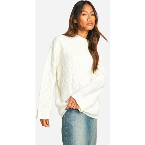 Pull Oversize En Maille Douce - M - boohoo - Modalova