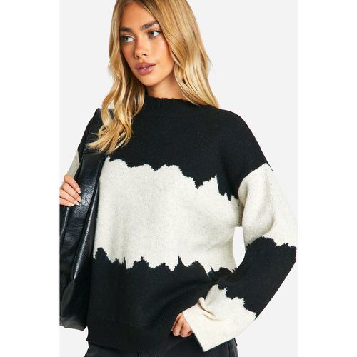 Pull Oversize Color Block À Rayures - S - boohoo - Modalova