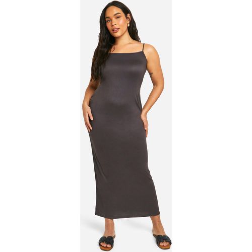 Grande Taille - Robe Longue Super Douce À Col Rond - 48 - boohoo - Modalova