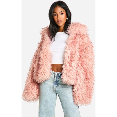 Tall" - Manteau En Fausse Fourrure - 42 - boohoo - Modalova