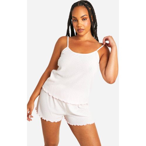 Grande Taille - Ensemble De Pyjama Avec Débardeur Et Short - 44 - boohoo - Modalova