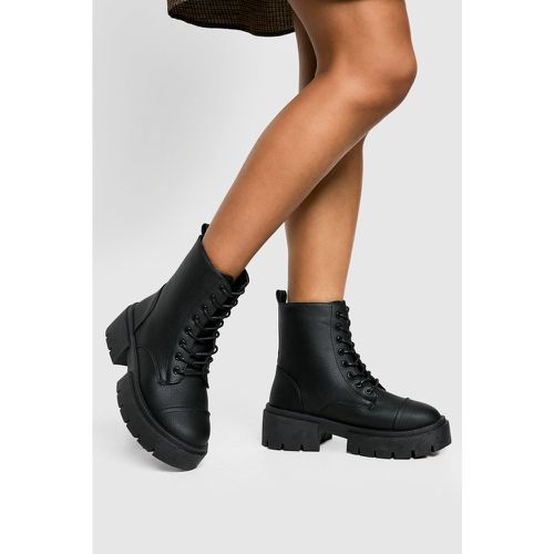 Bottines De Randonnée À Plateforme - Pointure Large - 38 - boohoo - Modalova