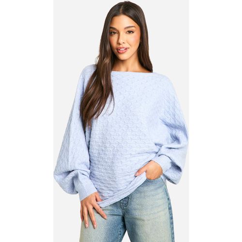 Pull Torsadé En Maille Douce - S - boohoo - Modalova