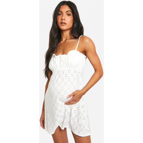 Maternité - Robe De Grossesse Courte En Jersey - 38 - boohoo - Modalova