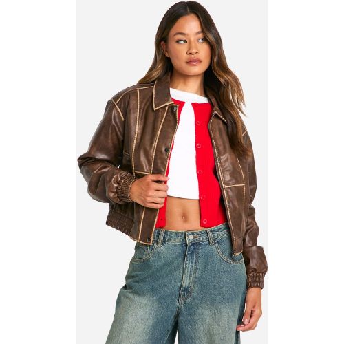 Tall" - Veste Effet Vintage - 34 - boohoo - Modalova