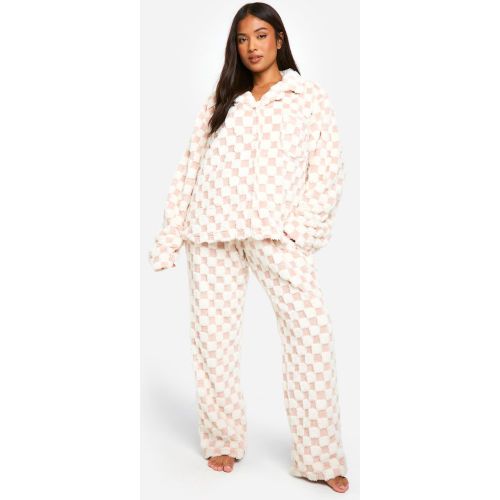 Petite" - Ensemble De Pyjama À Carreaux - 34 - boohoo - Modalova