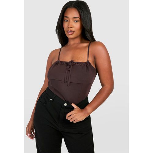 Grande Taille - Corset En Mesh À Attaches - 46 - boohoo - Modalova