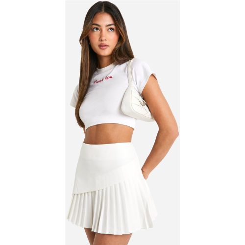 Mini-Jupe De Tennis Plissée À Volants - 42 - boohoo - Modalova