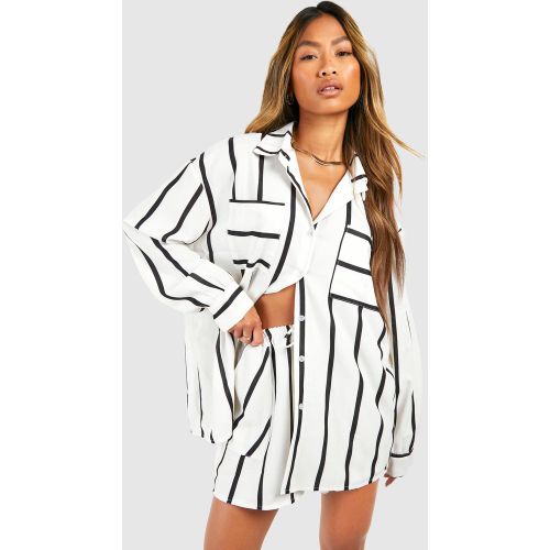 Short Large À Rayures - 34 - boohoo - Modalova