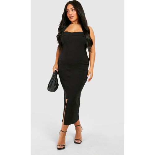 Grande Taille - Robe Mi-Longue Utilitaire - 44 - boohoo - Modalova