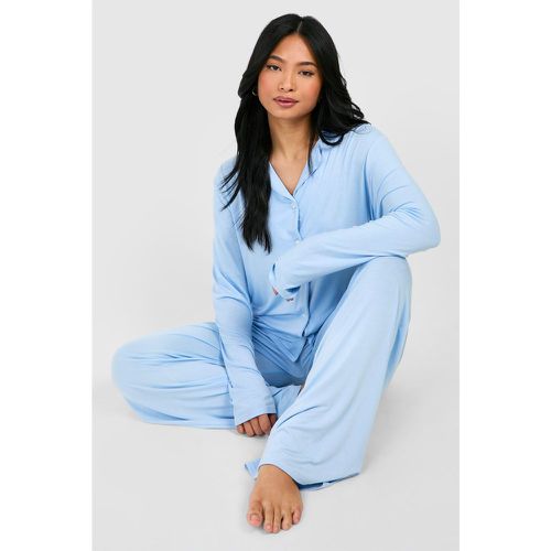 Petite" Long Sleeve Pyjama Set - boohoo - Modalova