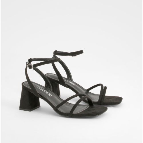 Chaussures Asymétriques À Talon Carré - 36 - boohoo - Modalova