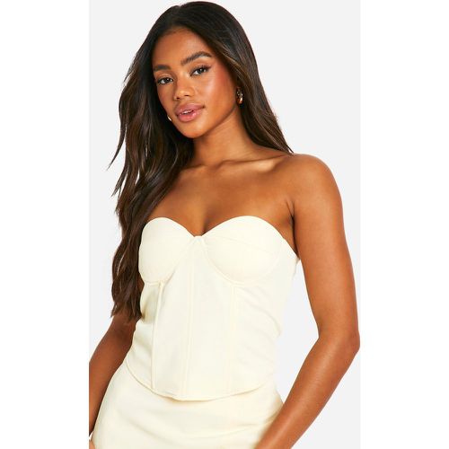 Corset De Tailleur À Col En Cœur - 38 - boohoo - Modalova