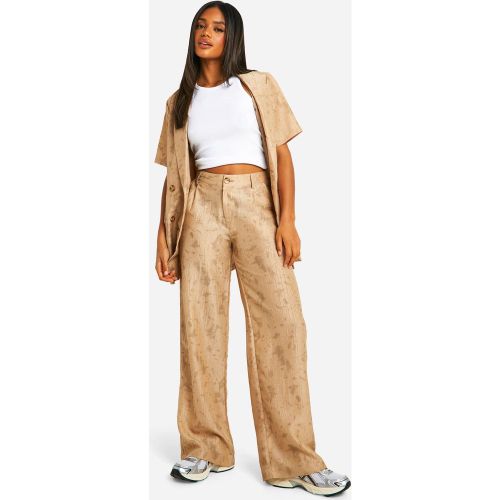 Pantalon Large Texturé Tie Dye - 34 - boohoo - Modalova