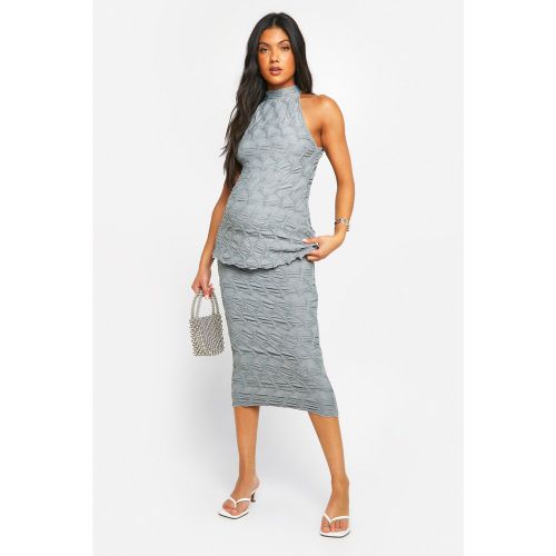 Maternité - Jupe De Grossesse Mi-Longue Texturée - 36 - boohoo - Modalova