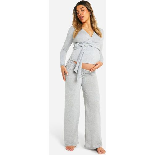 Maternité - Ensemble Confort Avec Top À Ceinture - 36 - boohoo - Modalova