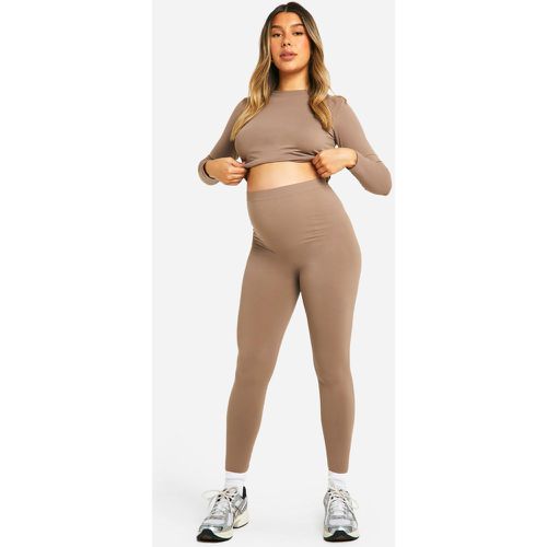 Maternité - Legging De Grossesse - L - boohoo - Modalova