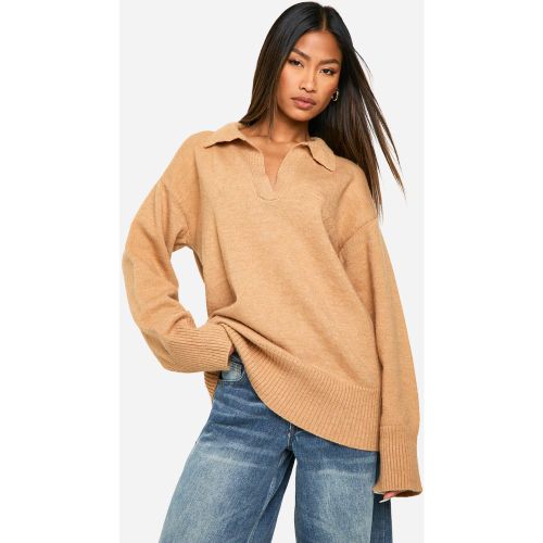 Pull Oversize En Maille Premium - S - boohoo - Modalova