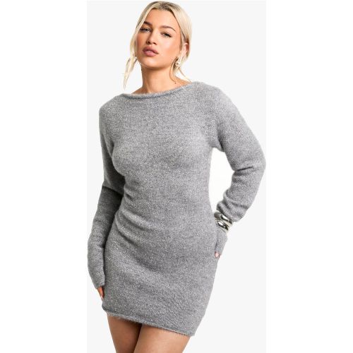 Robe Courte Pailletée À Dos Nu - S - boohoo - Modalova