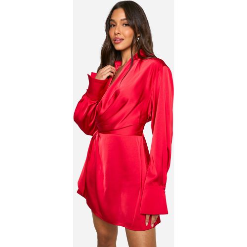 Robe Courte À Décolleté Plongeant - 36 - boohoo - Modalova