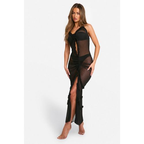 Robe De Plage Longue À Découpes - M - boohoo - Modalova