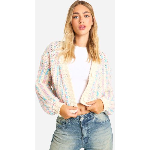 Cardigan Oversize Premium En Maille Épaisse - S - boohoo - Modalova