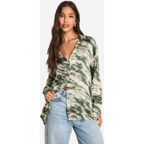 Chemise À Imprimé Abstrait - 34 - boohoo - Modalova