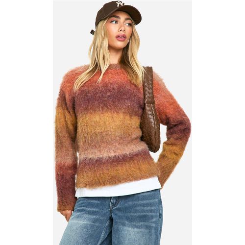 Pull En Maille Duveteuse - M - boohoo - Modalova