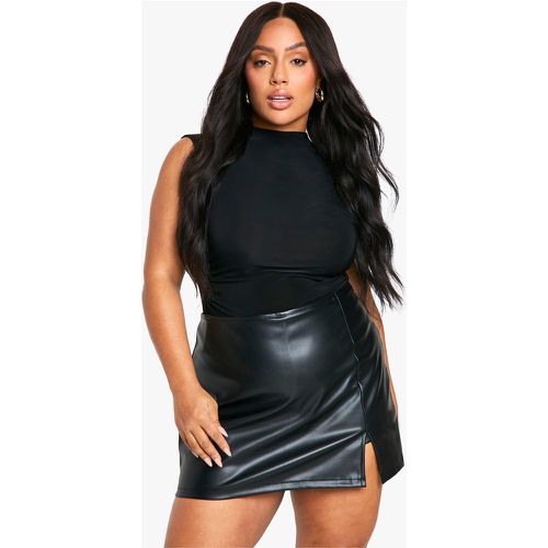 Grande Taille - Jupe-Short Fendue - 44 - boohoo - Modalova