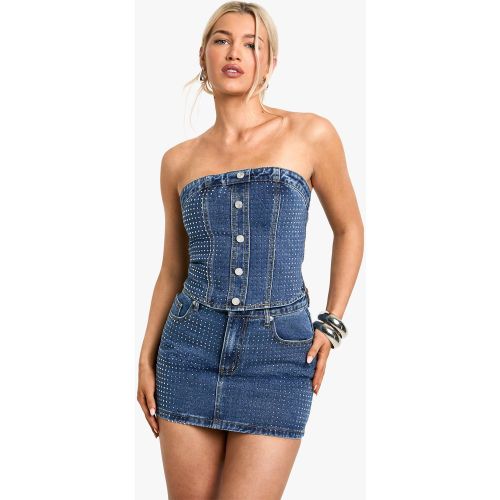 Corset Strassé - 34 - boohoo - Modalova