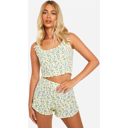 Ensemble De Pyjama Avec Débardeur Et Short - 40 - boohoo - Modalova