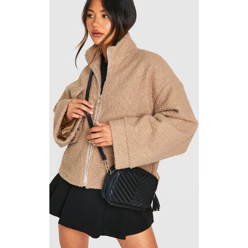 Sac À Bandoulière En Synthétique Matelassé - One Size - boohoo - Modalova