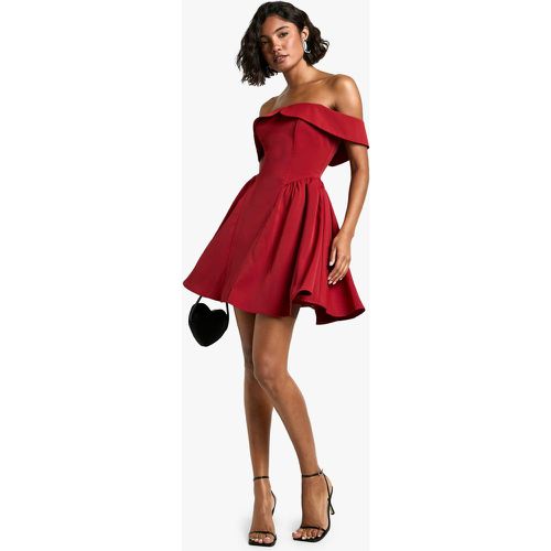 Tall" - Robe Patineuse À Épaules Dénudées - 38 - boohoo - Modalova