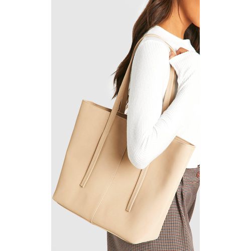 Tote Bag À Détail Contrastant - One Size - boohoo - Modalova