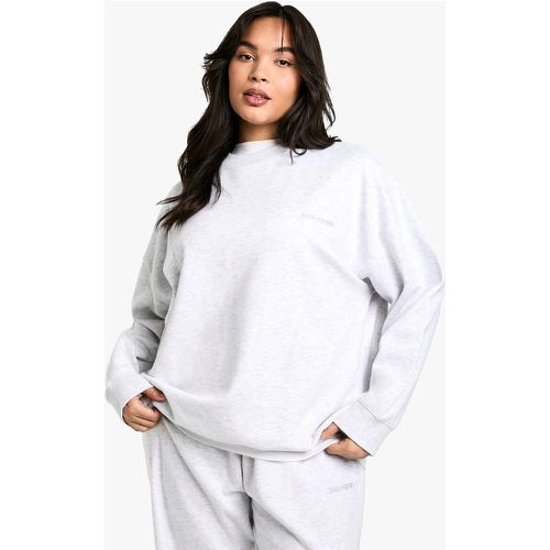 Grande Taille - Sweat Oversize À Broderie Dsgn Studio - 44 - boohoo - Modalova