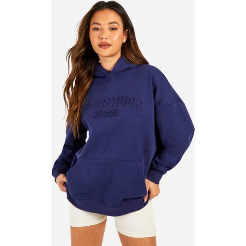 Sweat À Capuche Oversize À Slogan Dsgn Studio - L - boohoo - Modalova