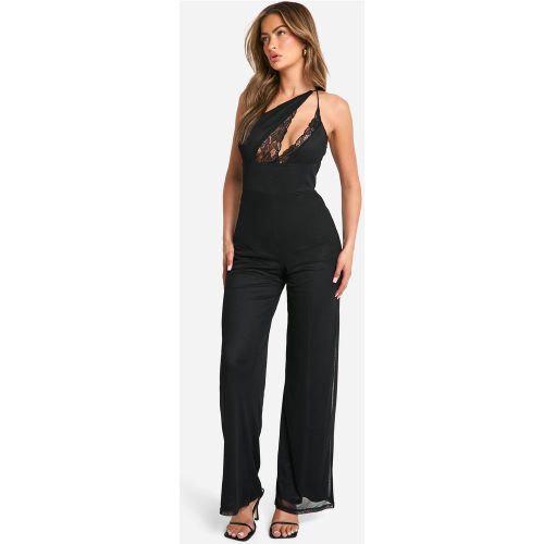 Combinaison Asymétrique En Dentelle - 36 - boohoo - Modalova