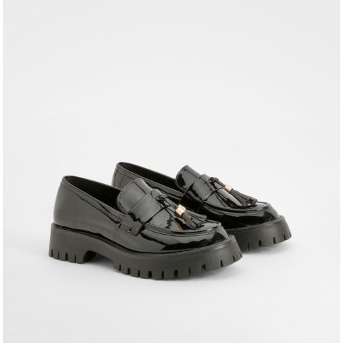 Mocassins En Synthétique À Pompons - 39 - boohoo - Modalova