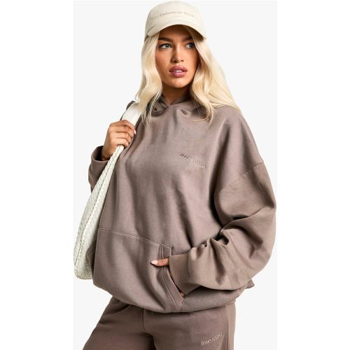 Sweat À Capuche Oversize À Broderie Dsgn Studio - S - boohoo - Modalova