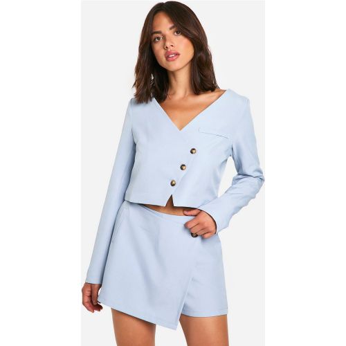 Blazer Court Oversize Sans Col - 34 - boohoo - Modalova