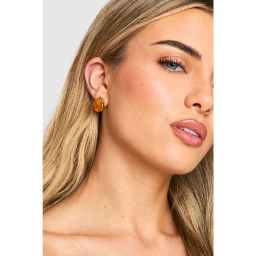 Boucles D'Oreilles Ambre - One Size - boohoo - Modalova