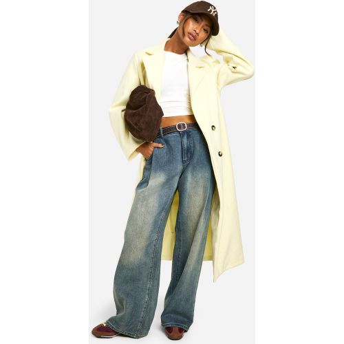 Manteau Long Croisé - 38 - boohoo - Modalova