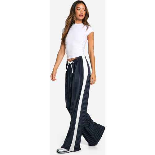 Tall" - Pantalon Large À Rayures Contrastantes - 38 - boohoo - Modalova