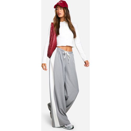 Tall" - Pantalon Large À Rayures Contrastantes - 36 - boohoo - Modalova